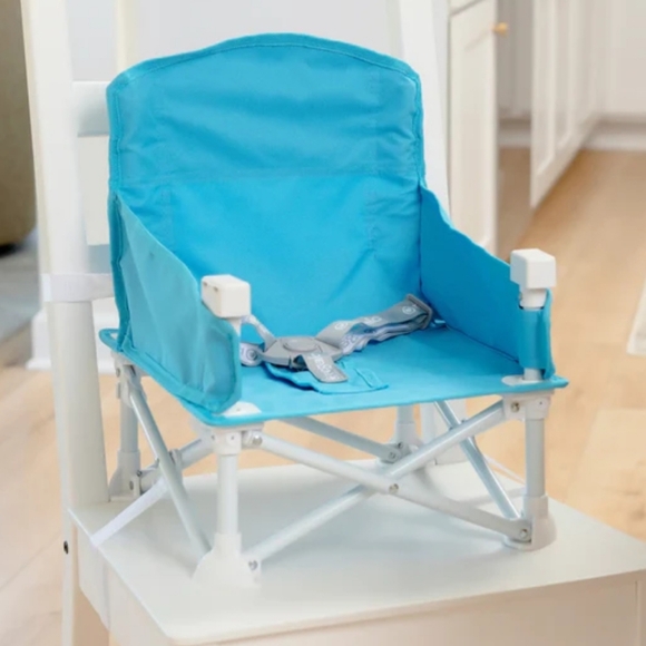 NEW Regalo Portable Unisex Multi-Functional Booster Seat w/Attachable Tray, Aqua - Picture 11 of 16